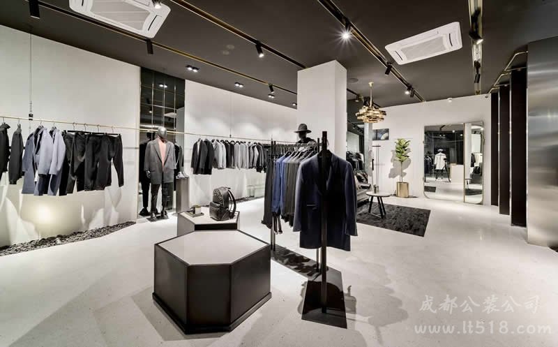 男裝店鋪內部設計